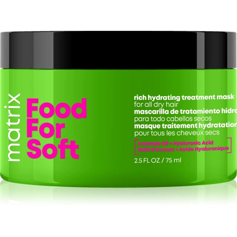 Matrix Food For Soft Hydrating Treatment Mask intenzivna vlažilna maska za lase 75 ml