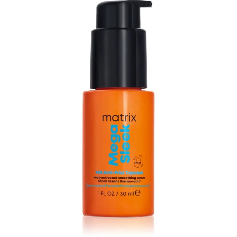 Matrix Mega Sleek 96H Anti-Frizz Topcoat serum za lase za neobvladljive lase 30 ml