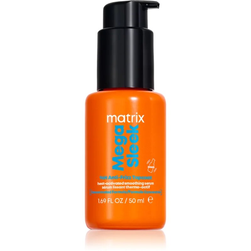 Matrix Mega Sleek 96H Anti-Frizz Topcoat serum za lase za neobvladljive lase 50 ml