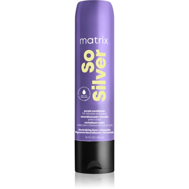 Matrix So Silver vlažilni balzam za nevtralizacijo rumenih odtenkov 300 ml