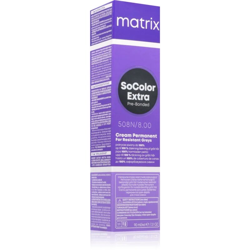 Matrix SoColor Extra Pre-Bonded permanentna barva za lase odtenek 508N 90 ml