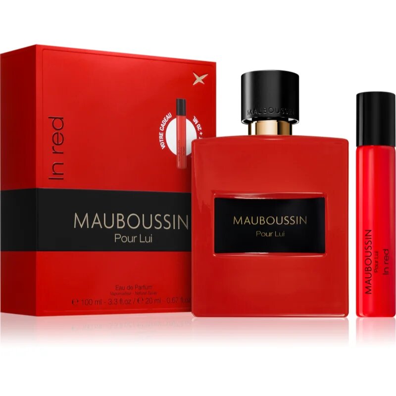 Mauboussin Pour Lui In Red darilni set za moške