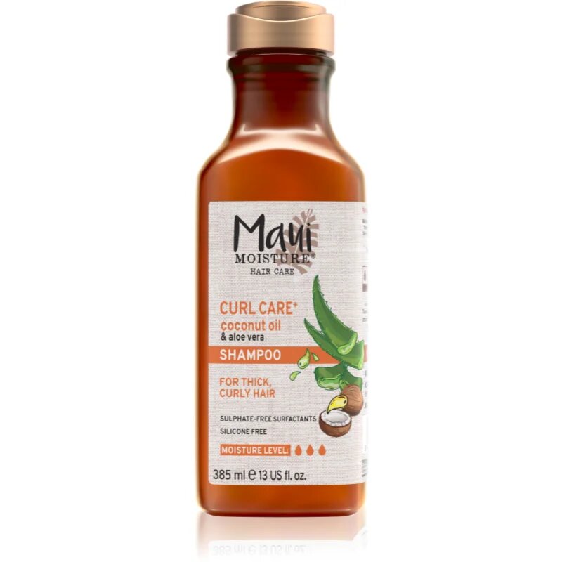 Maui Moisture Curl Quench + Coconut Oil šampon za kodraste in valovite lase 385 ml