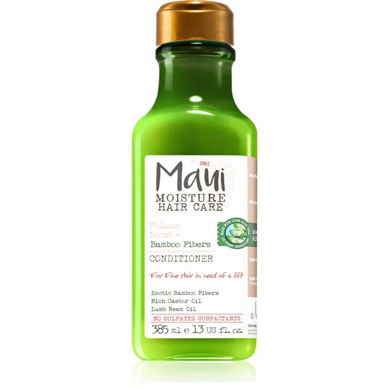 Maui Moisture Volume Boost + Bamboo Fibers krepilni balzam za tanke lase 385 ml