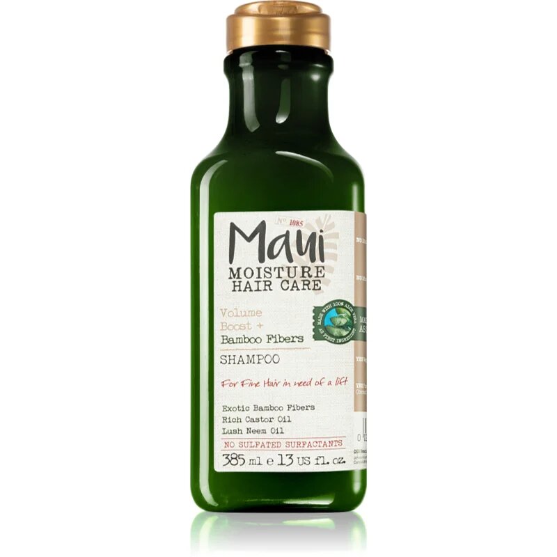 Maui Moisture Volume Boost + Bamboo Fibers šampon za okrepitev las za fine in tanke lase 385 ml