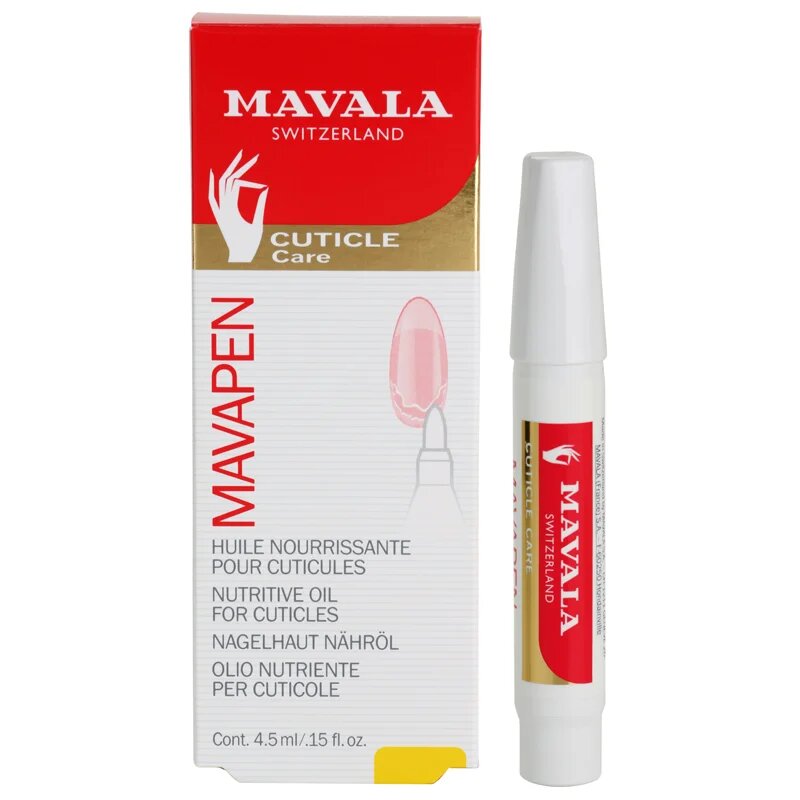 Mavala Cuticle Care Mavapen hranilno olje za nohte in obnohtno kožo v svinčniku 4.5 ml