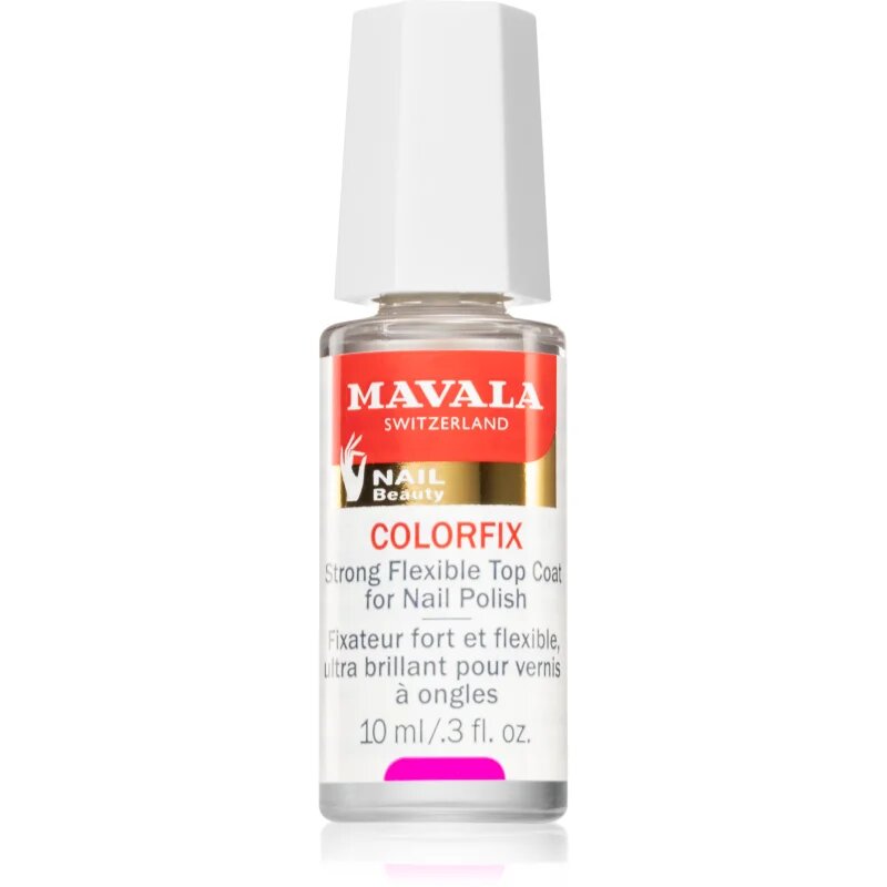 Mavala Nail Beauty Colorfix nadlak za popolno zaščito in intenziven sijaj 10 ml