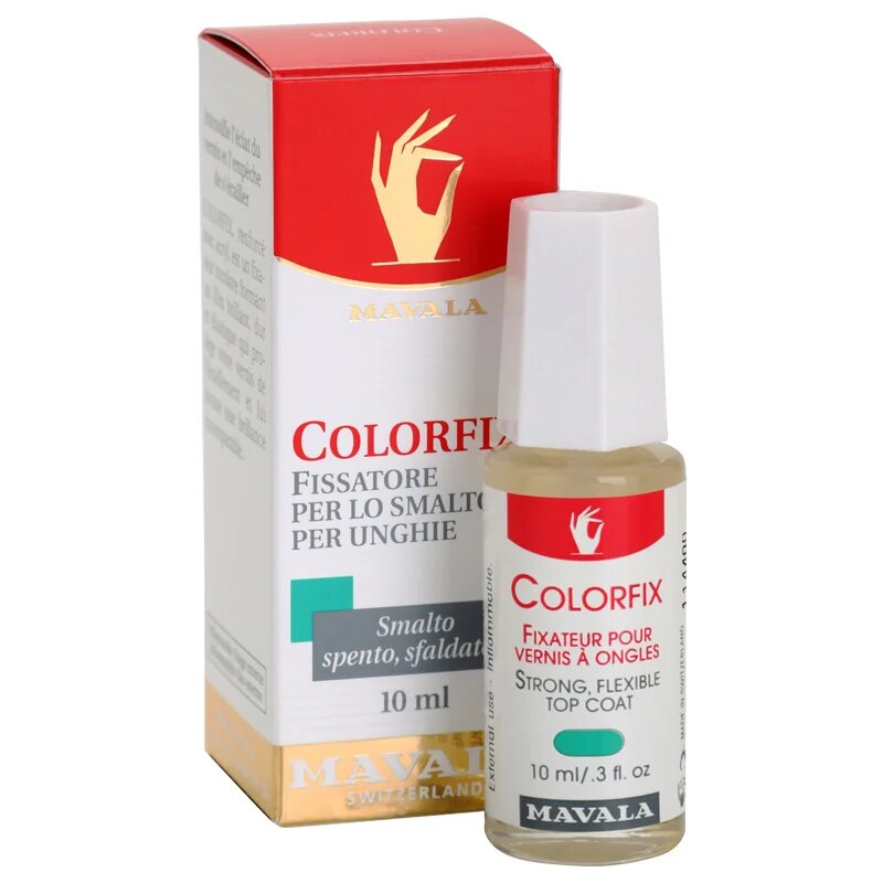 Mavala Nail Beauty Colorfix nadlak za popolno zaščito in intenziven sijaj 10 ml