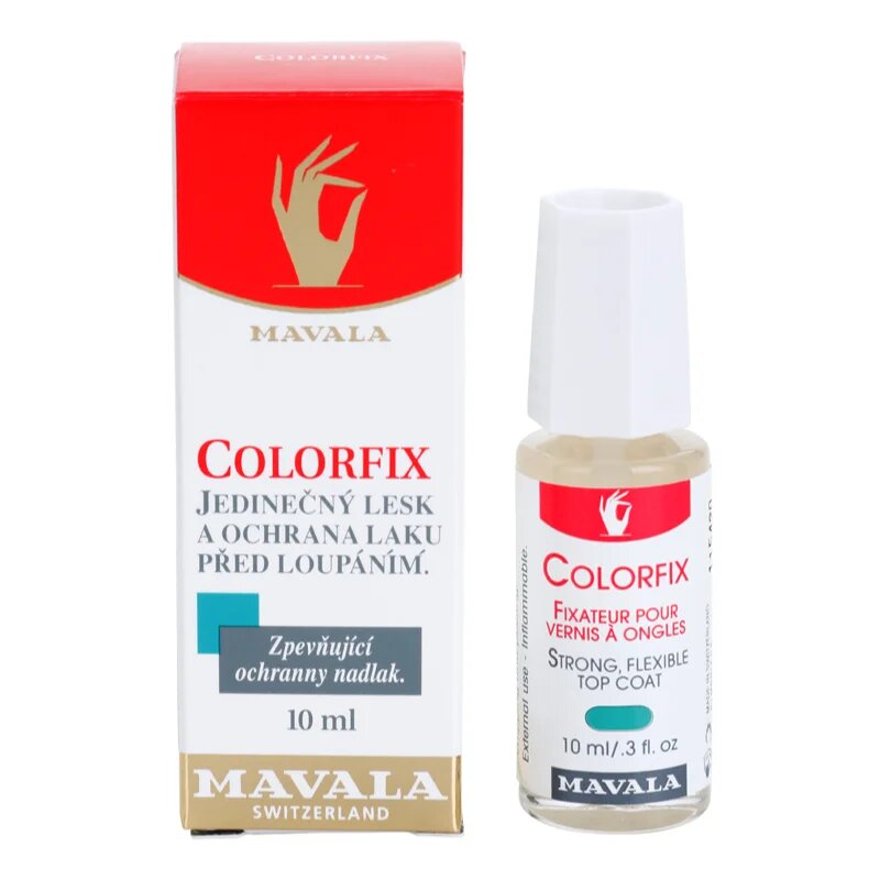 Mavala Nail Beauty Colorfix nadlak za popolno zaščito in intenziven sijaj 10 ml