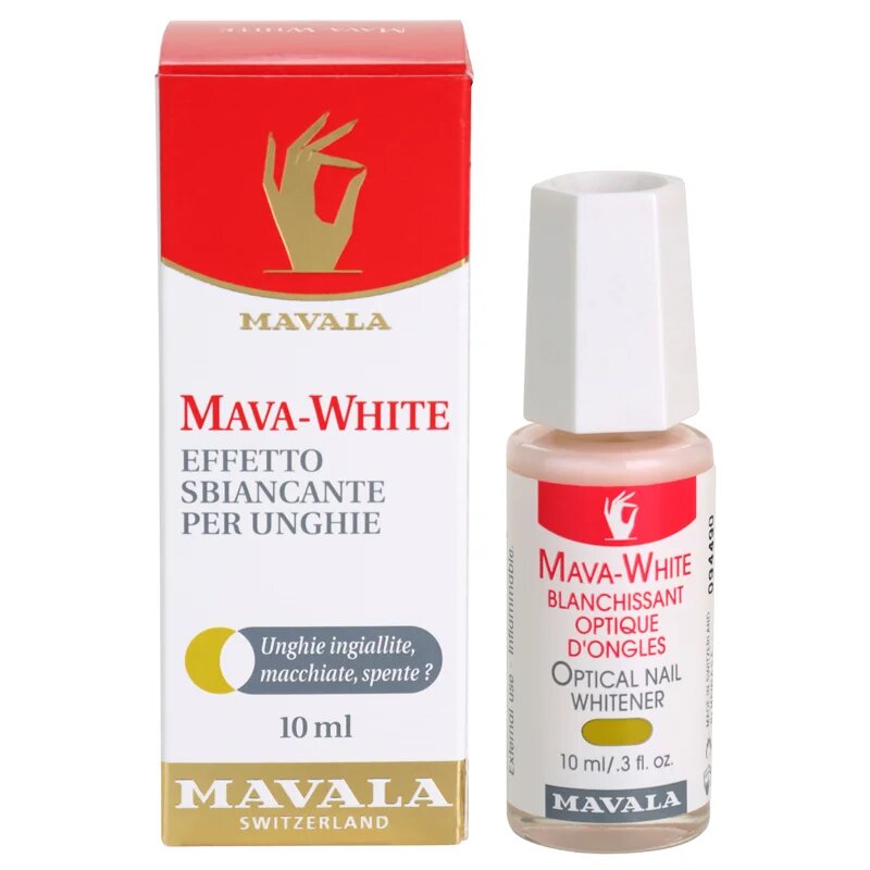 Mavala Nail Camouflage Mava-White lak za beljenje nohtov 10 ml