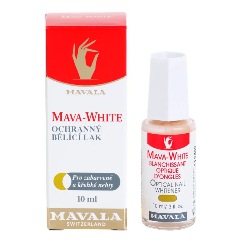 Mavala Nail Camouflage Mava-White lak za beljenje nohtov 10 ml