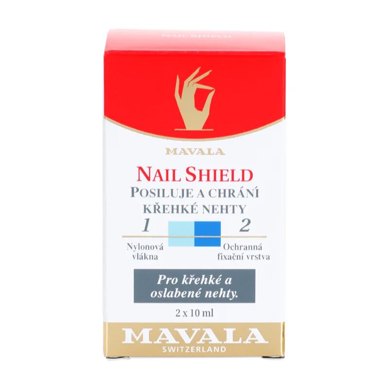 Mavala Nail Camouflage Nail Shield dvofazna nega za regeneracijo in prožnost nohtov 2x10 ml
