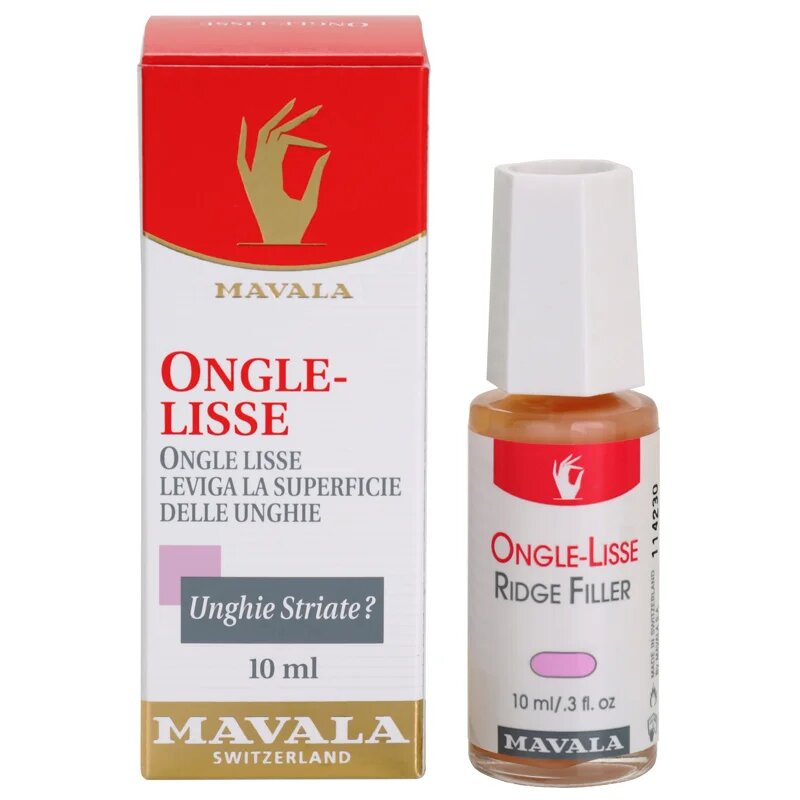 Mavala Nail Camouflage Ridge Filler nega za glajenje in učvrstitev za nohte 10 ml