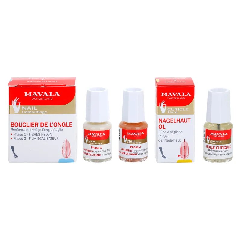 Mavala Nail Shield darilni set za nohte in obnohtno kožo