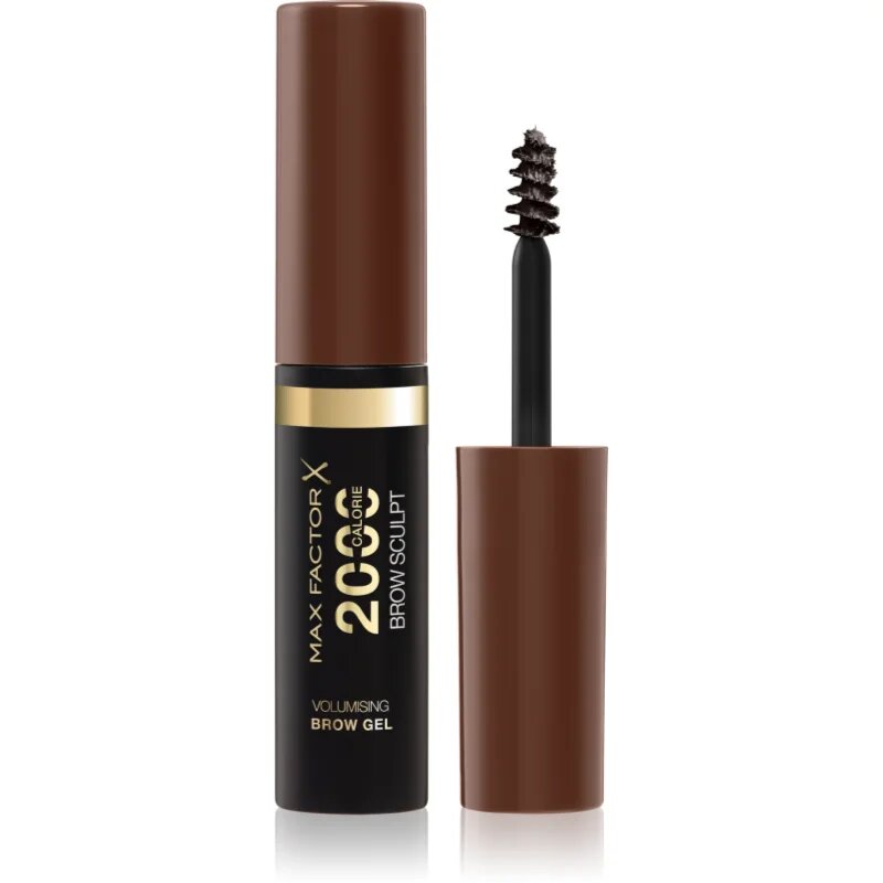 Max Factor 2000 Calorie Brow Sculpt gel za obrvi odtenek 004 Black Brown 45 ml