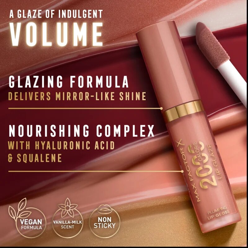 Max Factor 2000 Calorie sijaj za ustnice za večji volumen odtenek 150 Caramel Swish 44 ml