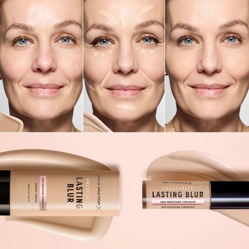 Max Factor Facefinity Lasting Blur dolgoobstojen tekoči puder odtenek N104 Vanilla 35 ml