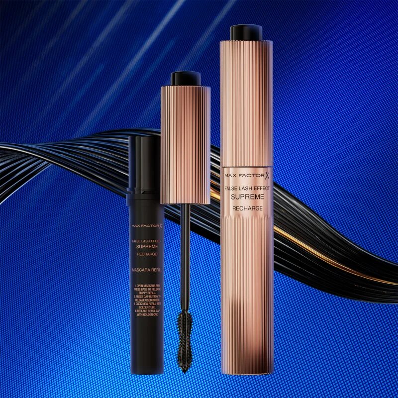 Max Factor False Lash Effect Supreme Recharge maskara z učinkom umetnih trepalnic odtenek Black 8 ml