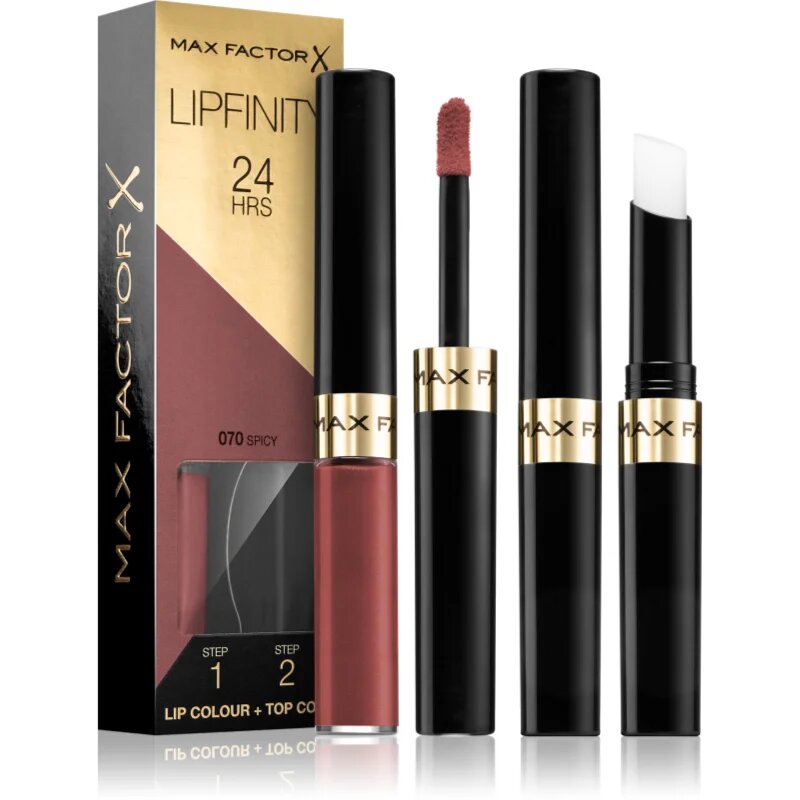 Max Factor Lipfinity Lip Colour dolgoobstojna šminka z balzamom odtenek 70 Spicy 42 g