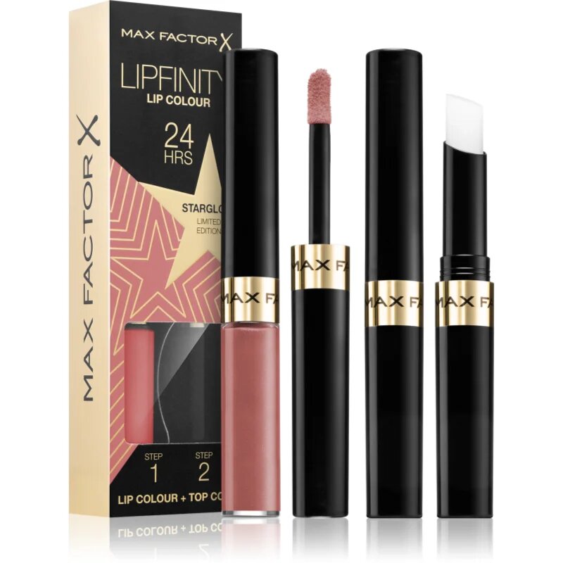 Max Factor Lipfinity Rising Stars dolgoobstojna tekoča šminka z balzamom odtenek 80 Starglow 1 kos