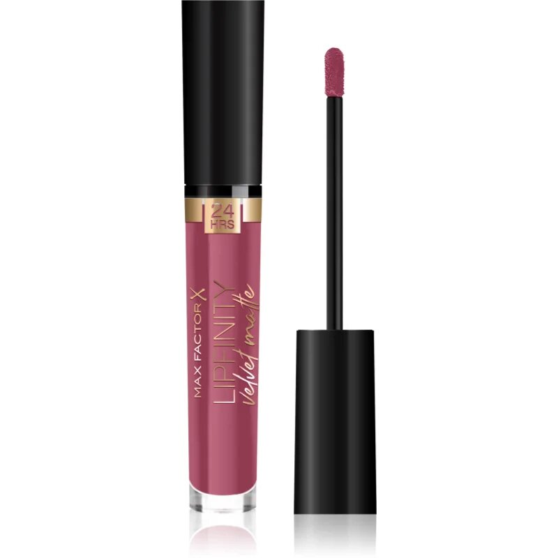 Max Factor Lipfinity Velvet Matte mat tekoča šminka odtenek 005 Matte Merlot 35 ml