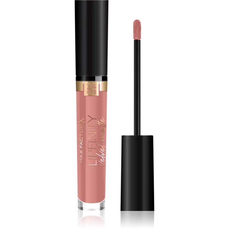 Max Factor Lipfinity Velvet Matte mat tekoča šminka odtenek 015 Nude Silk 35 ml