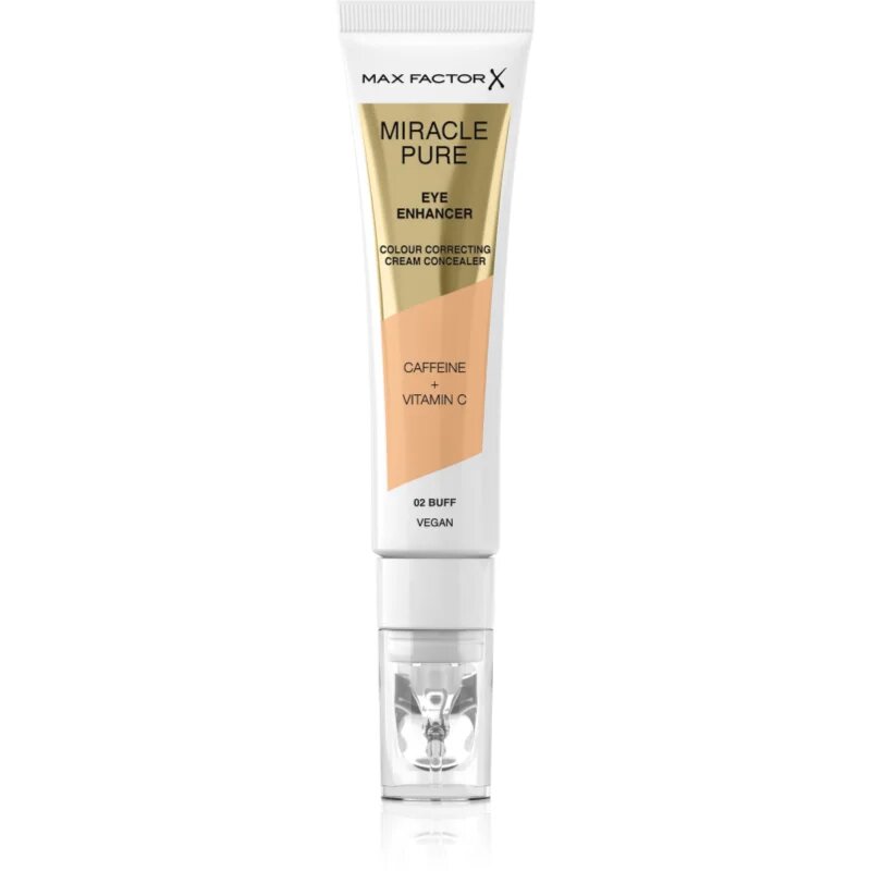 Max Factor Miracle Pure kremasti korektor proti oteklinam in temnim kolobarjem odtenek 02 Buff 10 ml