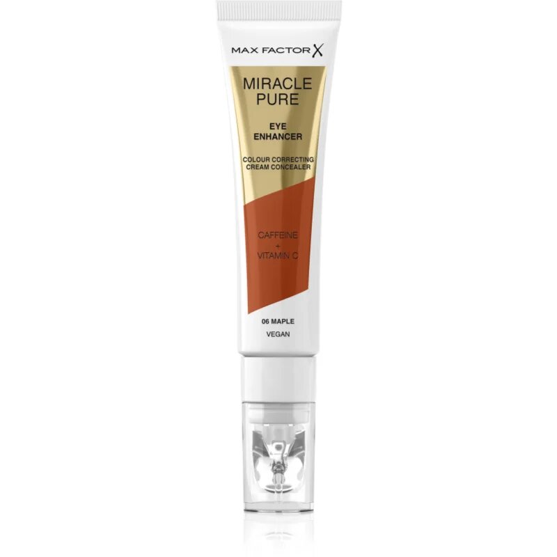 Max Factor Miracle Pure kremasti korektor proti oteklinam in temnim kolobarjem odtenek 06 Maple 10 ml