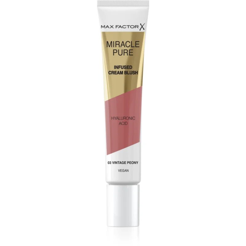 Max Factor Miracle Pure kremasto rdečilo odtenek 03 Vintage Peony 15 ml