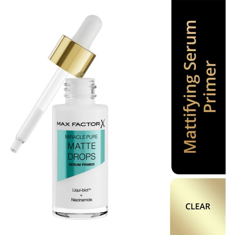 Max Factor Miracle Pure Matte Drops podlaga za glajenje in matiranje kože 30 ml