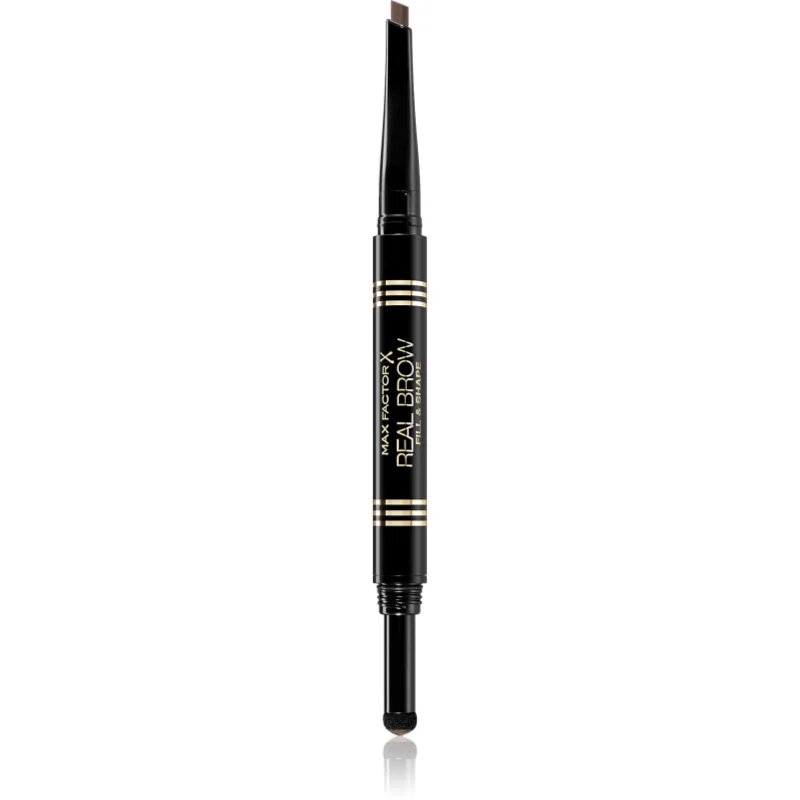 Max Factor Real Brow Fill & Shape svinčnik za obrvi odtenek 02 Soft Brown 0.6 g