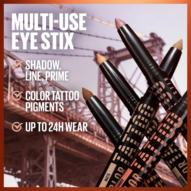 MAYBELLINE NEW YORK Color Tattoo 24 HR senčila za oči in črtalo za oči odtenek 1.4 g