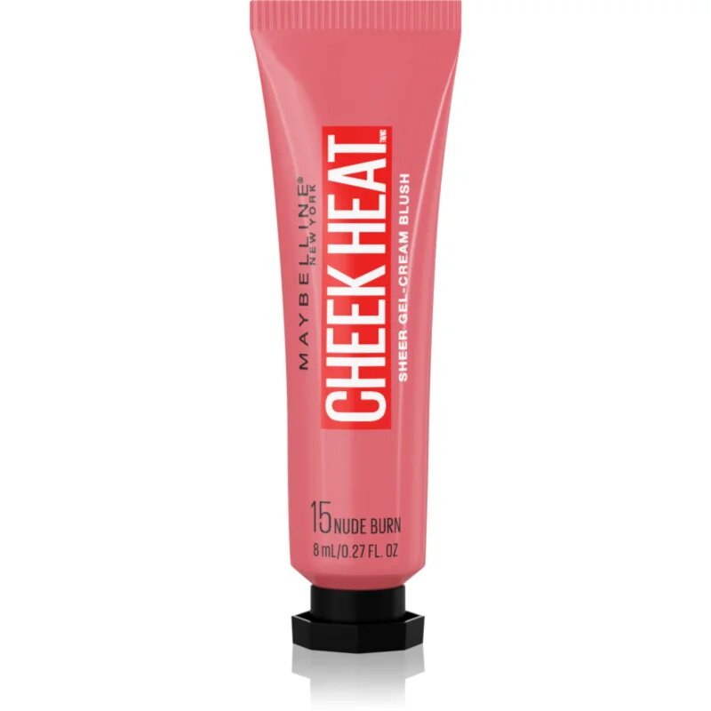 MAYBELLINE NEW YORK Face Studio Cheek Heat kremasto rdečilo odtenek 15 Nude Burn 10 ml