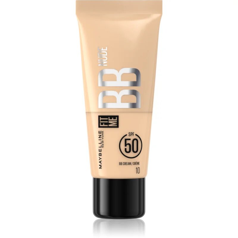 MAYBELLINE NEW YORK Fit Me! BB BB krema SPF 50 odtenek 10 30 ml