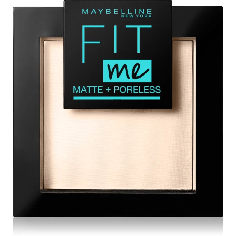 MAYBELLINE NEW YORK Fit Me! Matte+Poreless matirajoči puder odtenek 105 Natural Ivory 9 g