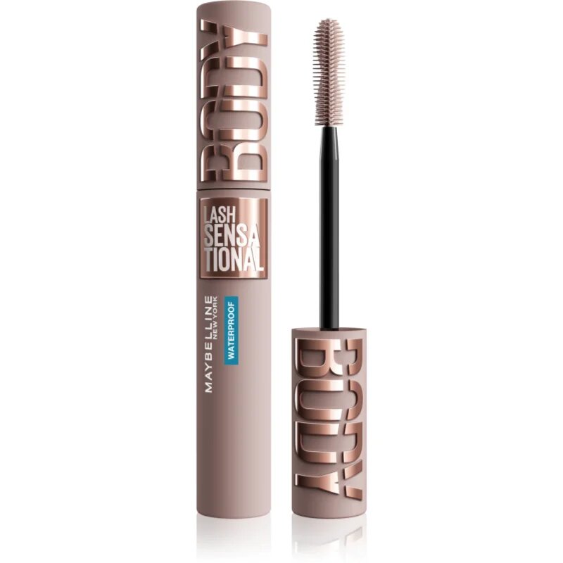 MAYBELLINE NEW YORK Lash Sensational Body Waterproof voluminozna maskara vodoodporna odtenek Black 9.75 ml