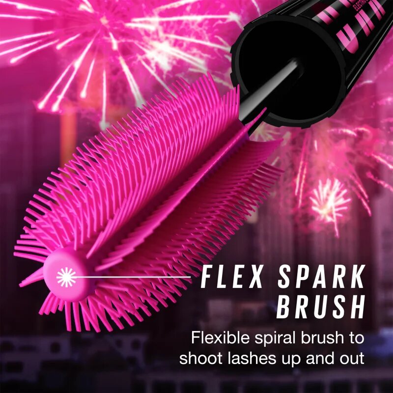 MAYBELLINE NEW YORK Lash Sensational Firework maskara za podaljšanje vihanje in volumen trepalnic ekstra črna odtenek Electro Black 10 ml