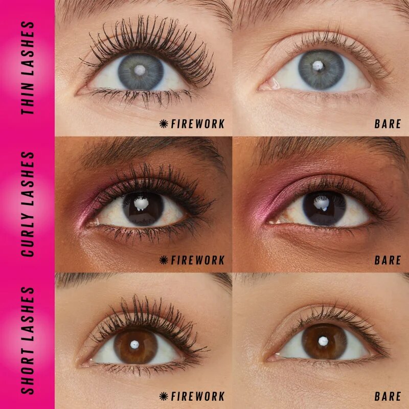 MAYBELLINE NEW YORK Lash Sensational Firework maskara za podaljšanje vihanje in volumen trepalnic ekstra črna odtenek Electro Black 10 ml