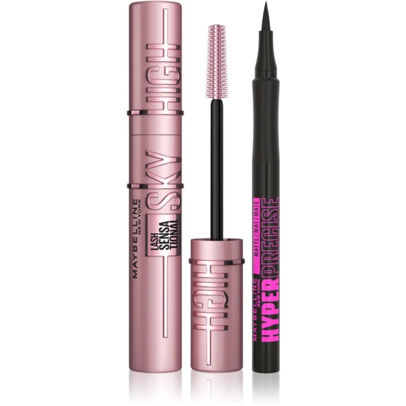 MAYBELLINE NEW YORK Make-Up Set maskara in črtalo za oči 2x1 kos