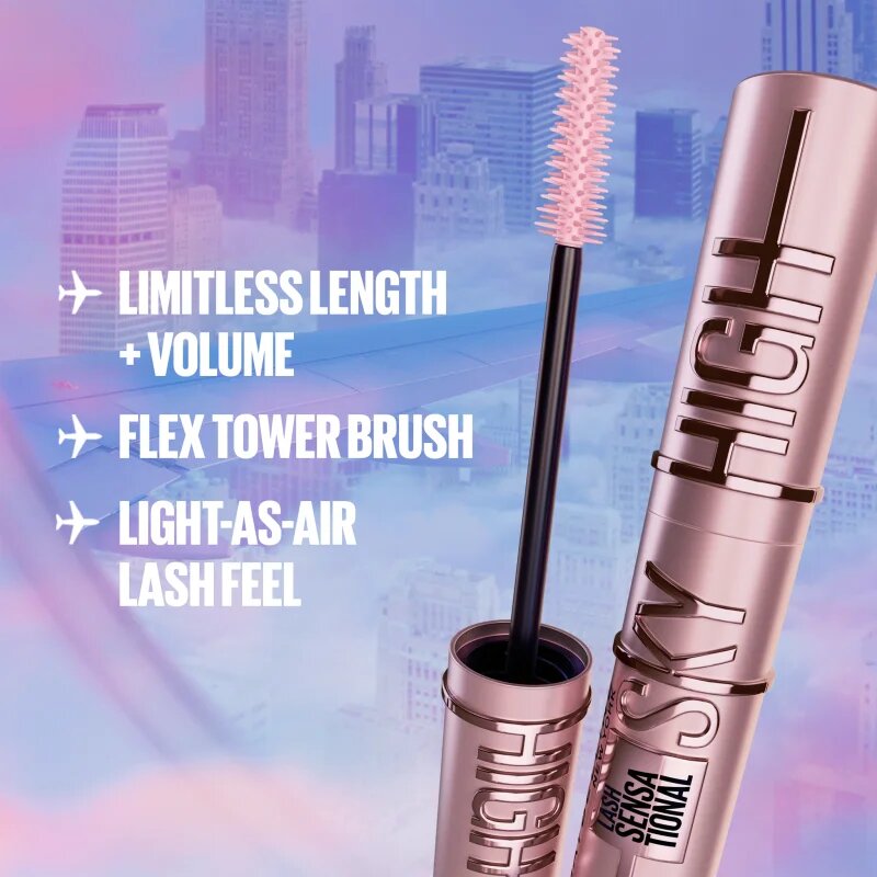 MAYBELLINE NEW YORK Make-Up Set maskara in črtalo za oči 2x1 kos