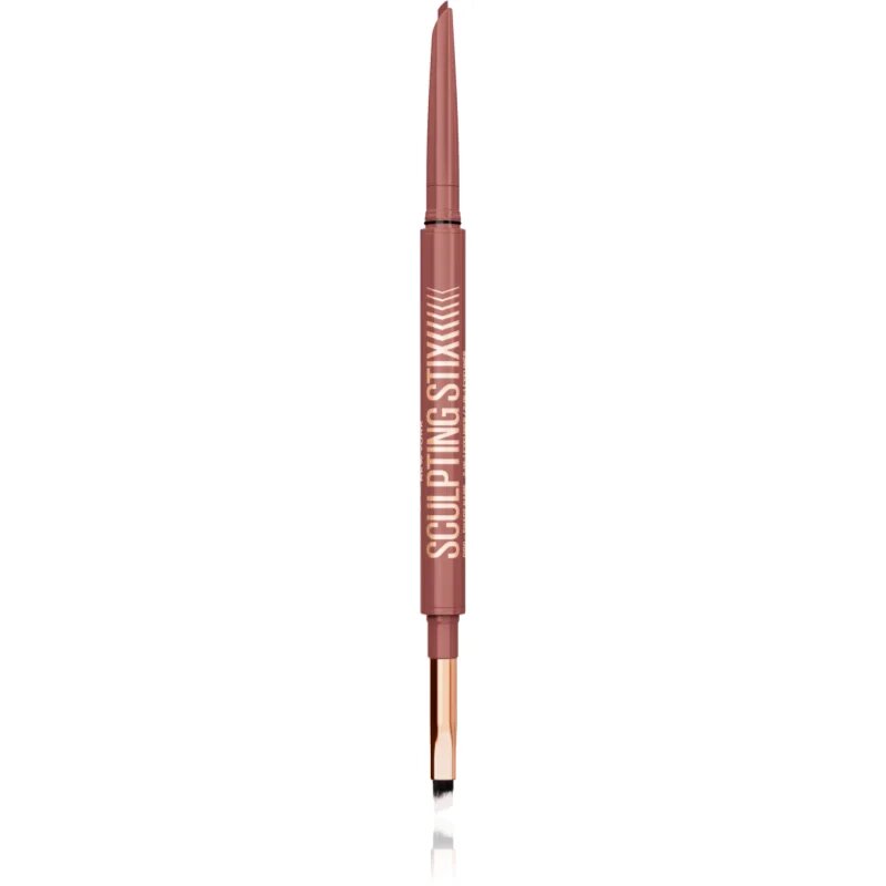 MAYBELLINE NEW YORK Sculpting Stix samodejni svinčnik za oči s čopičem odtenek 11 Rosy Sculpt 1 kos