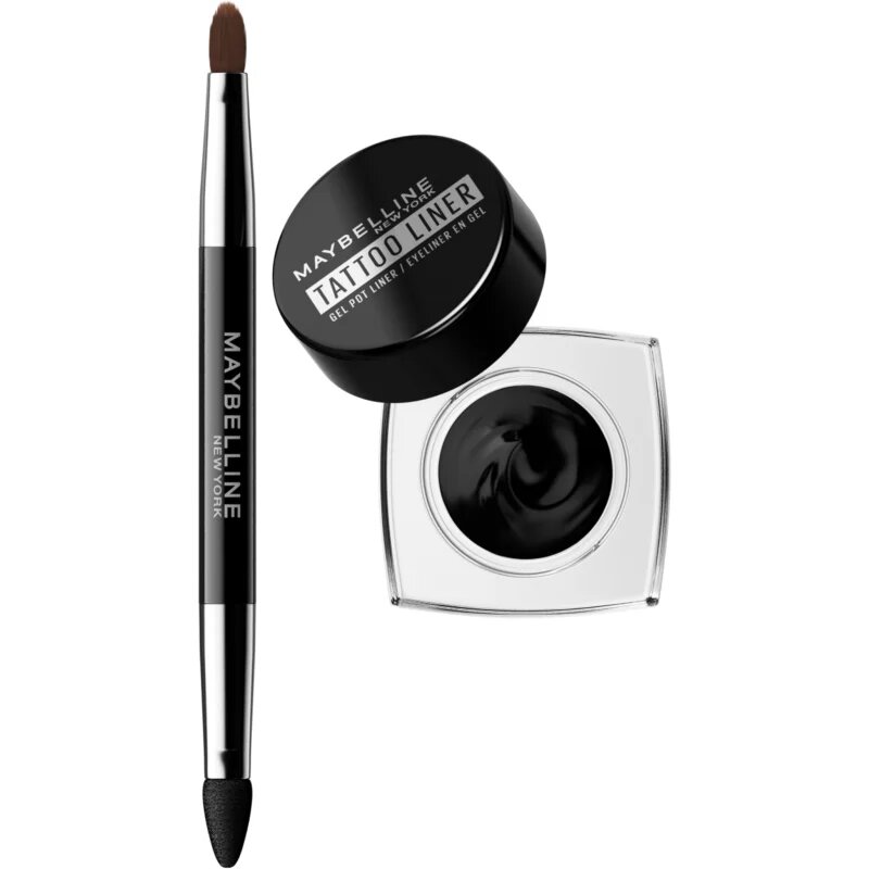 MAYBELLINE NEW YORK Tattoo Liner dolgo obstojno gel črtalo za oči s čopičem odtenek 950 Blackest Black 3 g