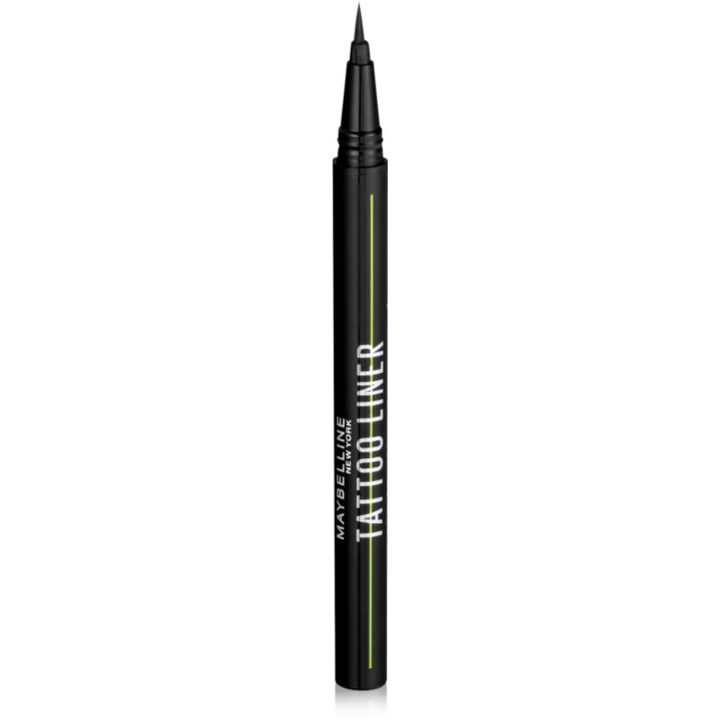 MAYBELLINE NEW YORK Tattoo Liner Ink Pen črtalo za oči v obliki flomastra odtenek Black 1 ml