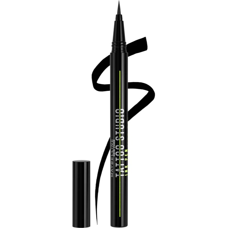 MAYBELLINE NEW YORK Tattoo Liner Ink Pen črtalo za oči v obliki flomastra odtenek Black 1 ml