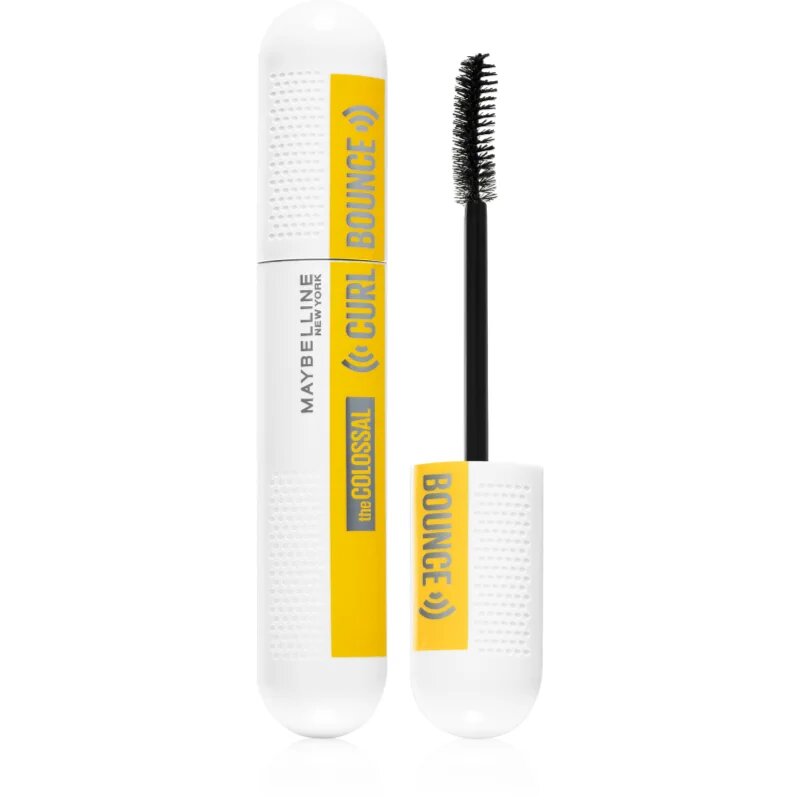 MAYBELLINE NEW YORK The Colossal Curl Bounce maskara za volumen in privihanje trepalnic odtenek 01 - Black 10 ml