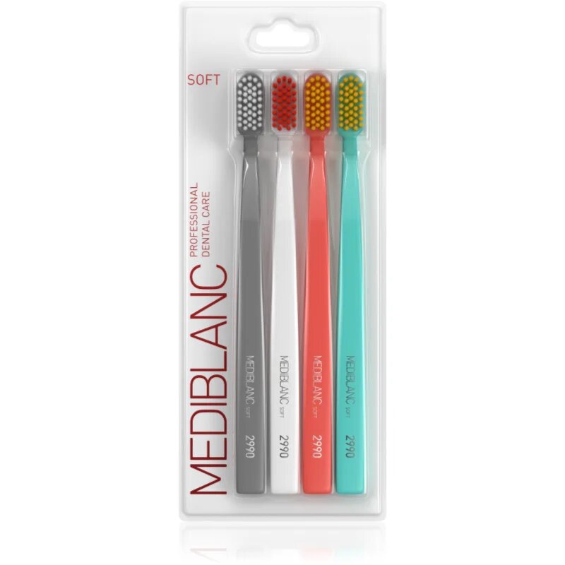 MEDIBLANC 2990 Soft zobne ščetke soft 4 kos