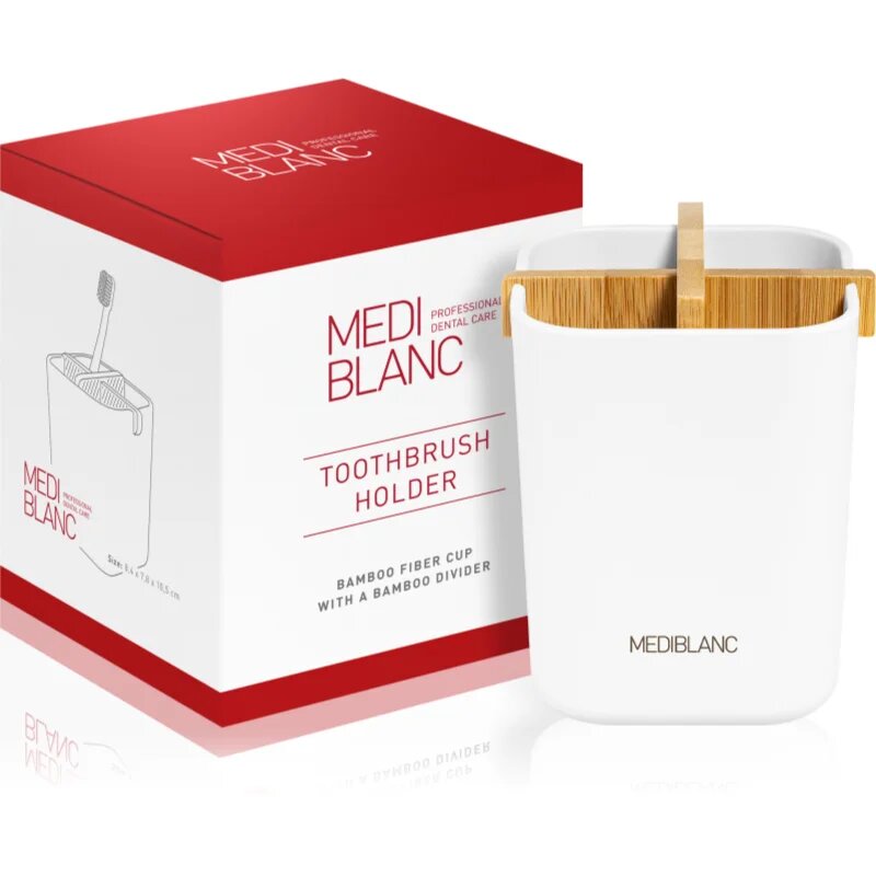 MEDIBLANC Dental Care stojalo za zobno ščetko White 1 kos