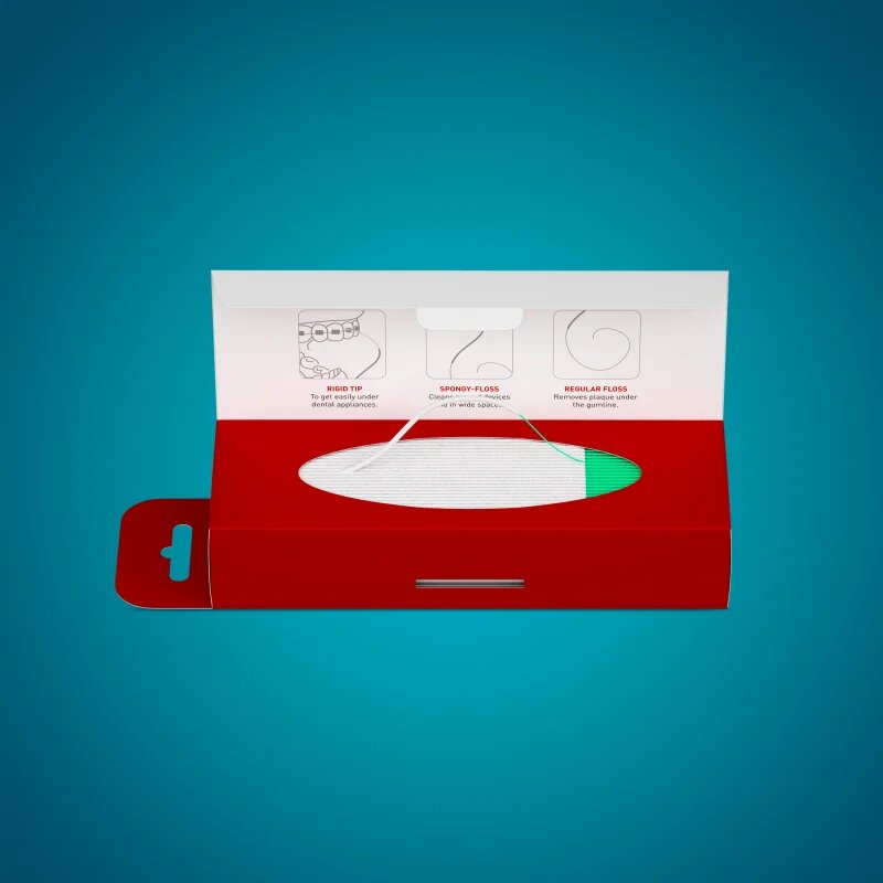 MEDIBLANC Dental Floss For Braces zobna nitka za zobne aparate in vsadke 50 kos