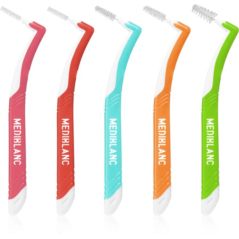 MEDIBLANC Interdental Pick-brush Angle medzobna ščetka 9 ks Mix kit 5 kos