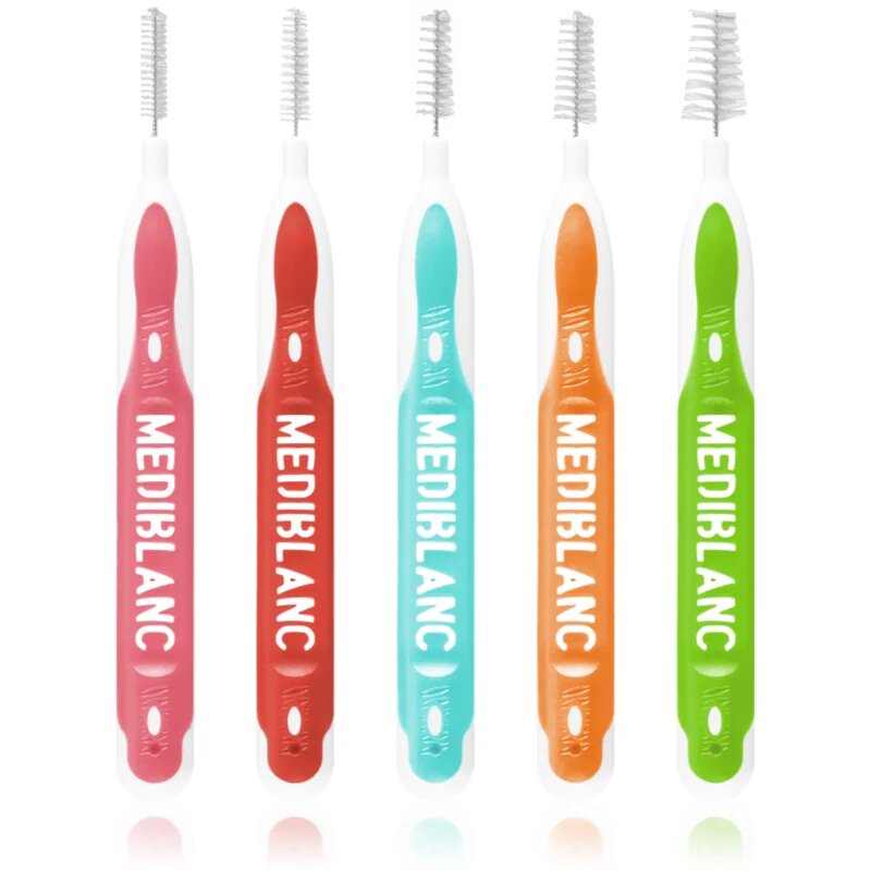 MEDIBLANC Interdental Pick-brush Mix medzobna ščetka 5 kos